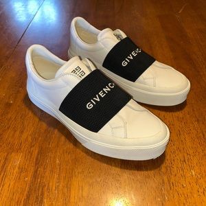 GIVENCHY City Court leather slip-on sneakers